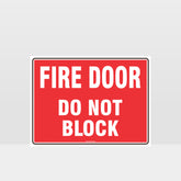 Custom Gate Signs,Fire Door Do Not Block Sign